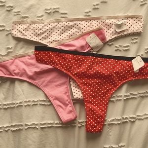 3 Pairs Cotton Lycra Thong
